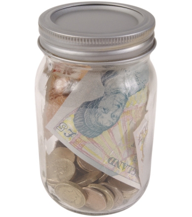 A jar of money